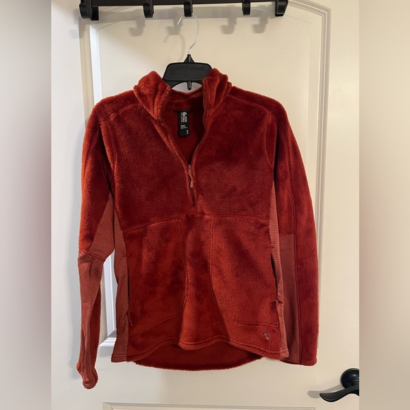 Moutain Hardwear Burnt Orange Half Zip - Picture 1 of 4